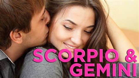 gemini man dating scorpio woman